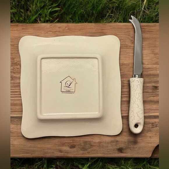 VTG Loren Home Trends Ceramic Charcuterie Plate Elite Collection by Lorenzo - Picture 2 of 2